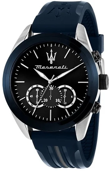 Maserati Traguardo Blue Dial Blue Strap Chrono R8871612046