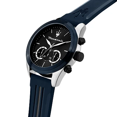 Maserati Traguardo Blue Dial Blue Strap Chrono R8871612046