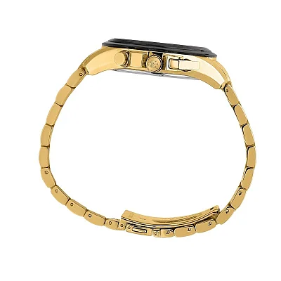 Maserati Traguardo Semi-Skeleton Dial Yellow Gold PVD Bracelet Chrono R8873612058