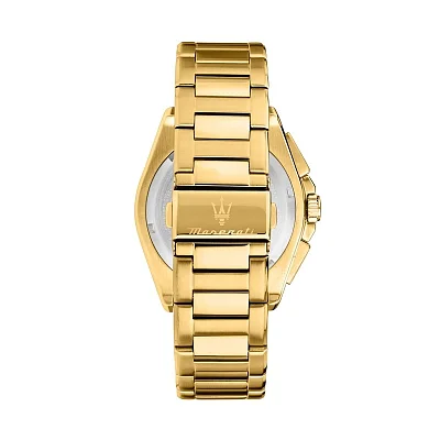 Maserati Velocita Yellow Gold Blue Dial R8873652002
