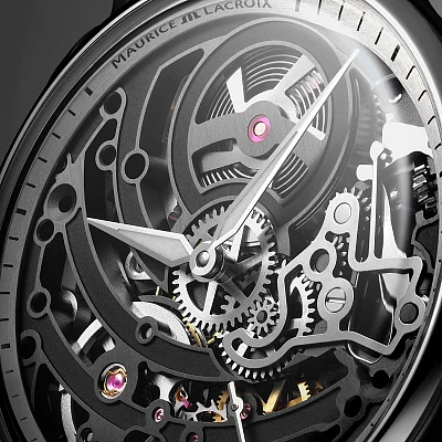 Maurice Lacroix 1975 Automatic Manufacture Skeleton 758108-SS001-090-2
