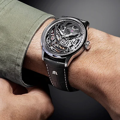 Maurice Lacroix 1975 Automatic Manufacture Skeleton 758108-SS001-090-2