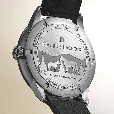 Maurice Lacroix 1975 Automatic Vagues du Jura GMT 756048-SS001-131-2