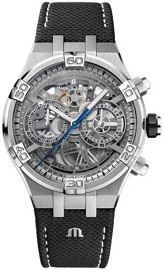 Maurice Lacroix Aikon Gent Manufacture Chronograph Skeleton Automatic Steel AI6098-SS001-090-1