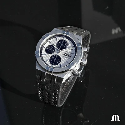 Maurice Lacroix Aikon Gent Chronograph Automatic Steel Set AI6038-SS002-132-2