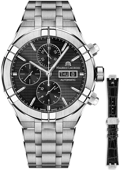 Maurice Lacroix Aikon Gent Chronograph Automatic Steel Set AI6038-SS002-330-2