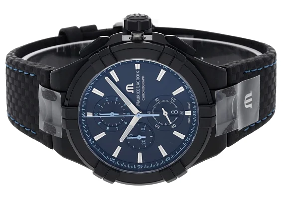 Maurice Lacroix Aikon Gent Chronograph Quartz Steel Black PVD AI1018-PVB01-337-1