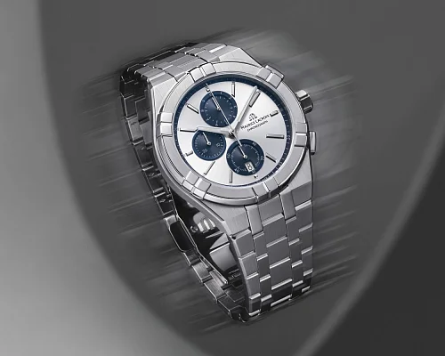 Maurice Lacroix Aikon Gent Chronograph Quartz Steel Blue Panda AI1118-SS002-230-1