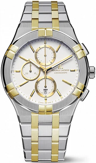 Maurice Lacroix Aikon Gent Chronograph Quartz Yellow Gold PVD AI1118-PVY03-130-1