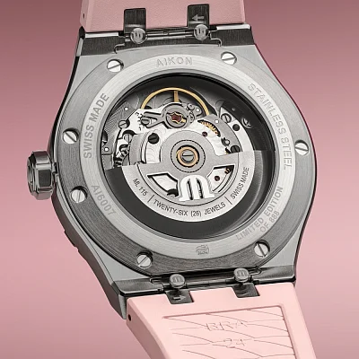 Maurice Lacroix Aikon Unisex Date 39mm Automatic Steel Summer Edition Set AI6007-SS00F-530-E