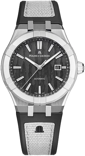 Maurice Lacroix Aikonic Gent Date 43mm Automatic White Ceramic Bezel AC6008-SSL70-330-2