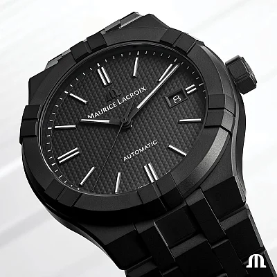 Maurice Lacroix Aikon Gent Date 42mm Automatic Black Ceramic AI6008-CRM22-330-2