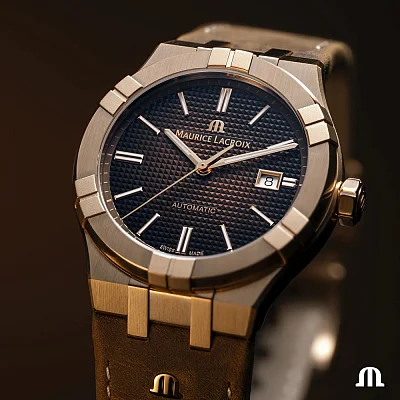 Maurice Lacroix Aikon Gent Date 42mm Automatic Bronze Limited Edition AI6008-BRZ01-730-3