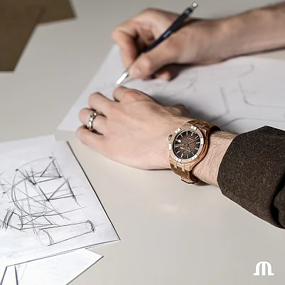 Maurice Lacroix Aikon Gent Date 42mm Automatic Bronze Limited Edition AI6008-BRZ01-730-3