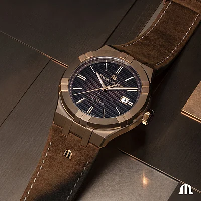 Maurice Lacroix Aikon Gent Date 42mm Automatic Bronze Limited Edition AI6008-BRZ01-730-3