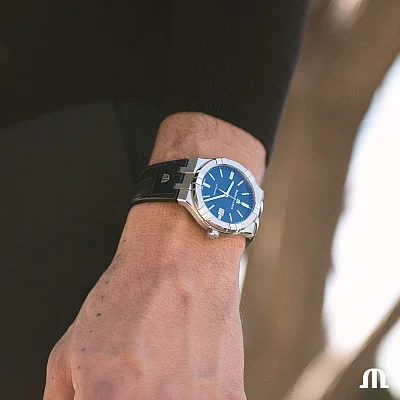 Maurice Lacroix Aikon Gent Date 42mm Automatic Steel AI6008-SS001-330-1