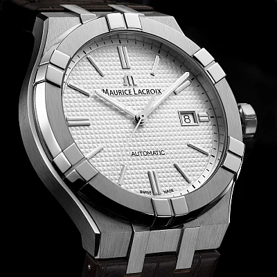 Maurice Lacroix Aikon Gent Date 42mm Automatic Steel AI6008-SS001-130-1