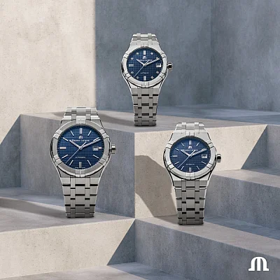 Maurice Lacroix Aikon Gent Date 42mm Automatic Steel AI6008-SS002-430-1