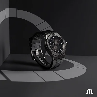 Maurice Lacroix Aikon Gent Date 42mm Automatic Steel Black Limited Edition AI6008-PVB00-330-2