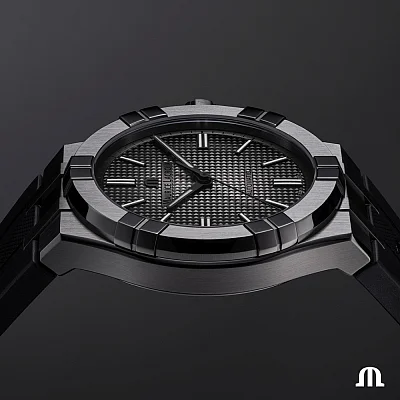 Maurice Lacroix Aikon Gent Date 42mm Automatic Steel Black Limited Edition AI6008-PVB00-330-2