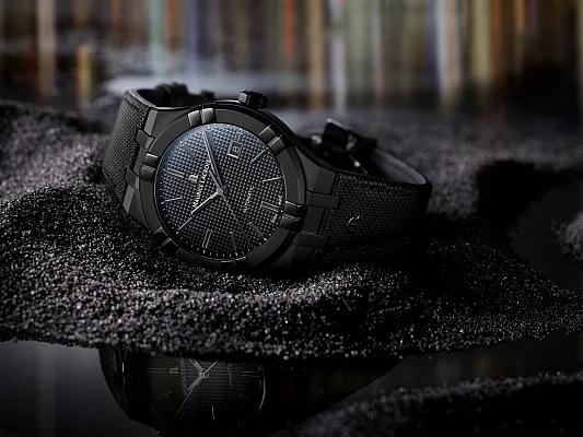 Maurice Lacroix Aikon Gent Date 42mm Automatic Steel Black PVD AI6008-PVB01-330-1
