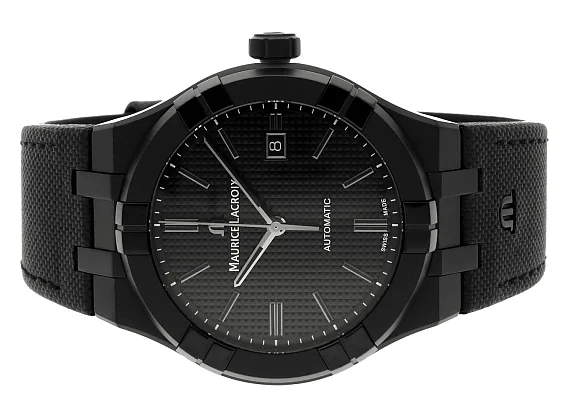 Maurice Lacroix Aikon Gent Date 42mm Automatic Steel Black PVD AI6008-PVB01-330-1