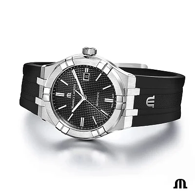 Maurice Lacroix Aikon Gent Date 42mm Automatic Steel Set AI6008-SS00F-330-A
