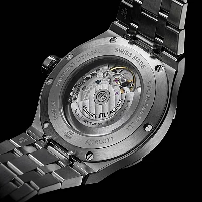 Maurice Lacroix Aikon Gent Date 42mm Automatic Steel Set AI6008-SS00F-130-A