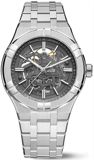 Maurice Lacroix Aikon Gent Date 42mm Automatic Steel Skeleton AI6008-SS002-030-1