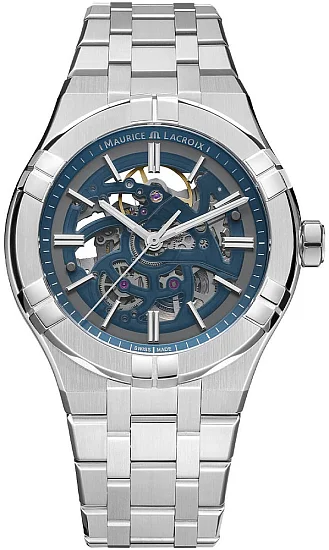 Maurice Lacroix Aikon Gent Date 42mm Automatic Steel Skeleton AI6008-SS002-031-1