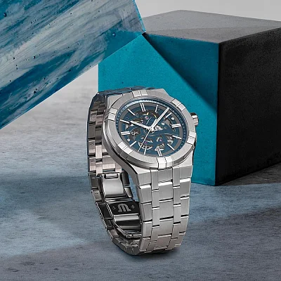 Maurice Lacroix Aikon Gent Date 42mm Automatic Steel Skeleton AI6008-SS002-031-1