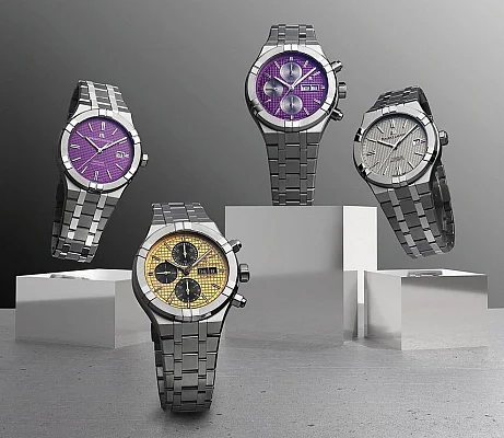 Maurice Lacroix Aikon Gent Date 42mm Automatic Titanium Purple AI6008-TT032-430-1