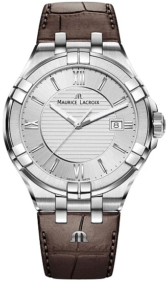 Maurice Lacroix Aikon Gent Date 42mm Quartz Steel AI1008-SS001-130-1