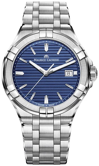 Maurice Lacroix Aikon Gent Date 42mm Quartz Steel AI1008-SS002-431-1