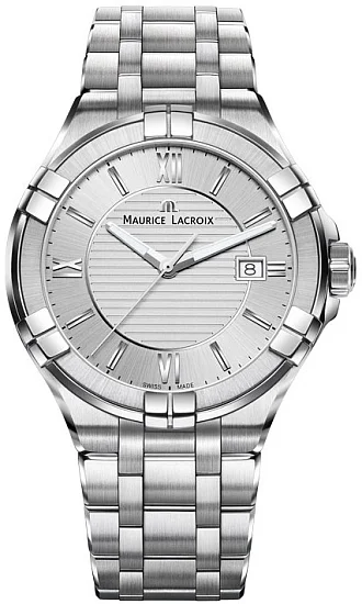 Maurice Lacroix Aikon Gent Date 42mm Quartz Steel AI1008-SS002-130-1