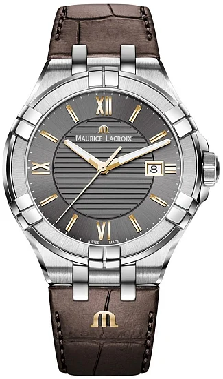 Maurice Lacroix Aikon Gent Date 42mm Quartz Steel AI1008-SS001-333-1