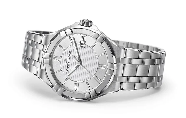 Maurice Lacroix Aikon Gent Date 42mm Quartz Steel AI1008-SS002-130-1