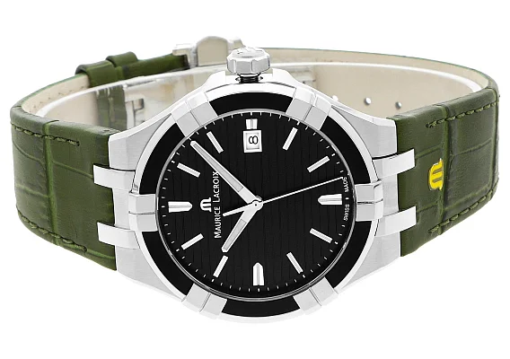 Maurice Lacroix Aikon Gent Date 42mm Quartz Steel Black PVD AI1008-PVB21-330-1