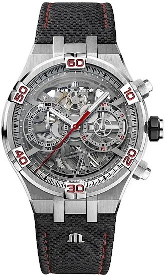 Maurice Lacroix Aikon Gent Manufacture Chronograph Skeleton Automatic Steel AI6098-SS001-091-2