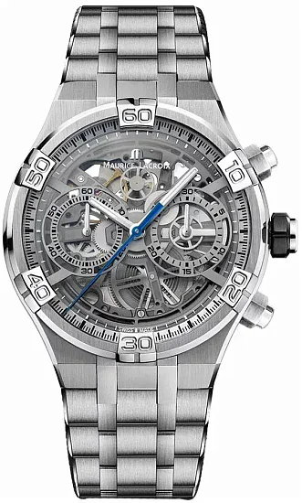 Maurice Lacroix Aikon Gent Manufacture Chronograph Skeleton Automatic Steel AI6098-SS002-090-1