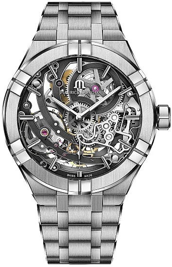 Maurice Lacroix Aikon Gent Manufacture Skeleton Automatic Steel AI6028-SS002-030-1