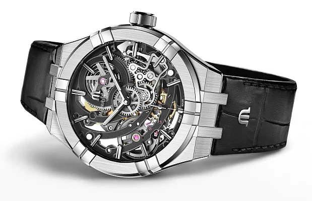 Maurice Lacroix Aikon Gent Manufacture Skeleton Automatic Steel Set AI6028-SS002-030-2