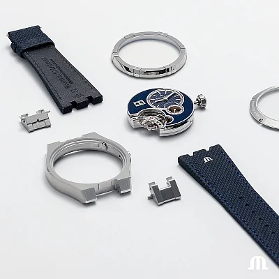 Maurice Lacroix Aikon Gent Master Grande Date Automatic Open-Heart Set AI6118-SS00E-430-C