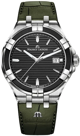Maurice Lacroix Aikon Gent Date 42mm Quartz Steel Black PVD AI1008-PVB21-330-1