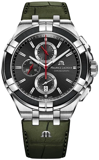 Maurice Lacroix Aikon Gent Chronograph Quartz Steel Black PVD AI1018-PVB21-330-1
