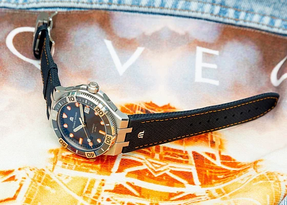 Maurice Lacroix Aikon Gent Venturer Automatic Steel Ceramic Timecode Limited Edtion Set AI6058-SS002-431-1