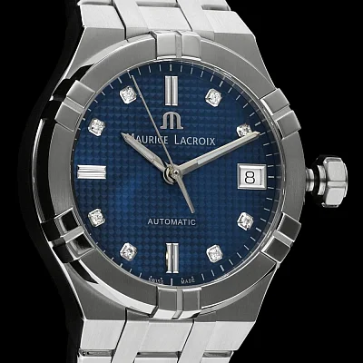 Maurice Lacroix Aikon Lady Date 35mm Automatic Steel Diamonds AI6006-SS002-450-1
