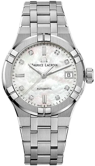 Maurice Lacroix Aikon Lady Date 35mm Automatic Steel Diamonds MOP AI6006-SS002-170-2
