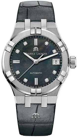 Maurice Lacroix Aikon Lady Date 35mm Automatic Steel Diamonds MOP AI6006-SS001-370-1
