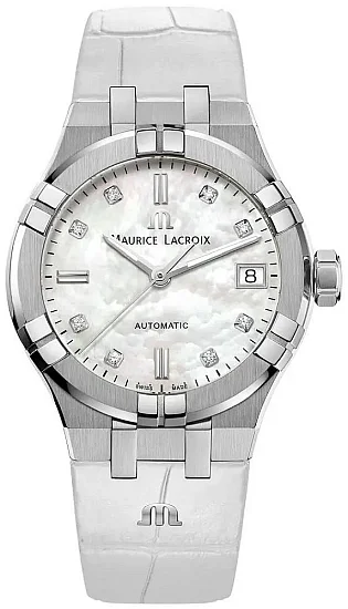 Maurice Lacroix Aikon Lady Date 35mm Automatic Steel Diamonds MOP AI6006-SS001-170-1